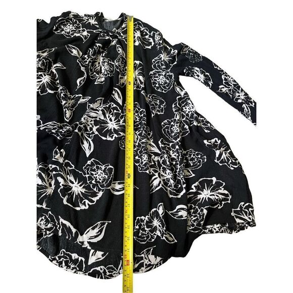 Free People Floral Tree Swing Tunic Mini Dress Size Small - Picture 6 of 11